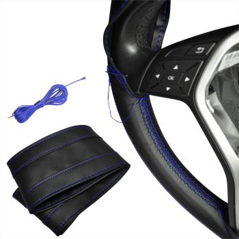 XLBG3 Xkeribom Leder Lenkradbezug zum Schnüren 37-38cm Sport Design mit Farbauswahl + STAFFELPREISE
